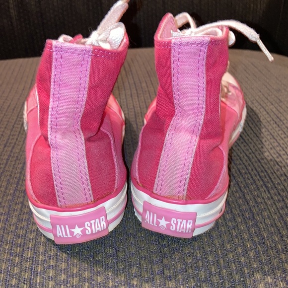 Converse Pink High Top Sneakers - Picture 5 of 11